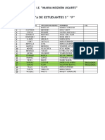 LISTAS ACTUALIZADAS3°t AL 1 DE ABRIIL