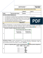 6to - Ed. Fisica - Evaluacion - Diagóstica