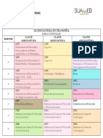 Licenciatura en Filosofía: Clave Asignatura Clave Asignatura Clave Asignatura 1157 1158 1156