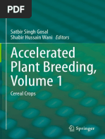 Accelerated Plant Breeding,: Satbir Singh Gosal Shabir Hussain Wani Editors