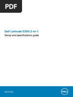 Latitude 13 5300 2 in 1 Laptop - Owners Manual - en Us