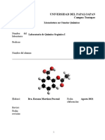 Universidad Del Papaloapan Campus Tuxtepec: Licenciatura en Ciencias Químicas