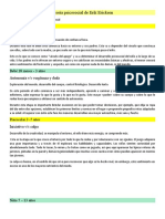 Teoría Psicosocial de Erik Erickson: Infante 0-18 Meses Confianza V/s Desconfianza