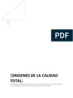 Origenes de La Calidad Total DEFINITIVO