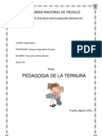 Pedagogia de La Ternura