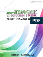 Matematik Tingkatan 1 KSSM Nombor - Nisbah1