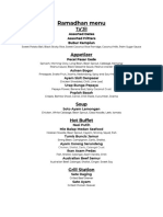 Ramadhan Menu: Ta'Jil