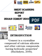 Environment Scanning ON Indian Cement Industry