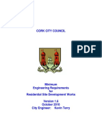 Cork Minimum Engineering Requirementsfor Residential Site Development Works