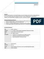 CV-DNV Format - Selva Kumar