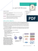 Cell Structure and Cell Division: Learning Outcomes Laboratory Supplies