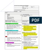 Student Learning Outcomes: Teacher Outcomes