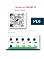 Steps To Register Online For INFERno