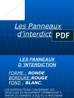 Les Panneaux D'interdiction