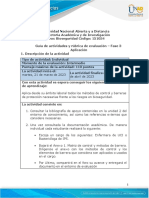 Guía de Actividades y Rúbrica de Evaluación - Unidad 2 - Fase 3 - Aplicación