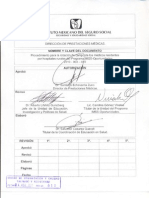 Procedimiento para La Rotación de Campo de Los Médicos Residentes Por Hospitales Rurales Del Programa IMSS-Oportunidades