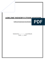 SRS - Airline Reservation System