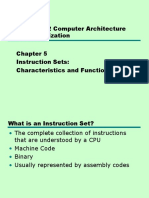 ECEG-3202 Computer Architecture and Organization Instruction Sets: Characteristics and Functions