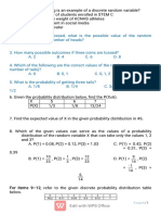 Statistics Probability Review Midterm Exam SY 2022 2023