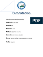 Capacitación y Desarrollo Del Personal