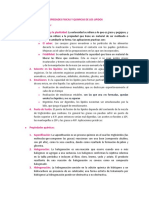 Propiedades Fisicas y Quimicas de Los Lipidos