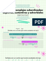 Oraciones Complejas Subordinadas PDF