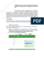 Guia de Presentacion y Actualizacion de Datos Ante Policia Antina PDF