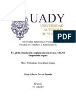 Simulación Implementación de Una Red LAN Empresarial Segura