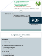 Les Lois Et Les Propriétés de Gaz