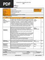 FICHA de ACTIVIDAD 2023 Sábado - Instalacion de Equipo de Electrobombas