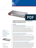 ZyWALL USG 300 Datasheet