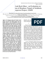 Tunneling in Weak Rock Mass - An Evaluation On Stability Condition of Headrace Tunnel of Setikhola Hydropower Project, 22MW