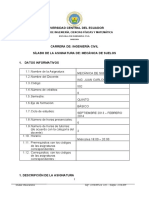 Syllabus Mecánica de Suelos Ii