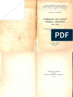 Tau Anzoategui Victor Formacion Del Estado Federal Argentino 1820 1852 1965 PDF