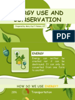 Energy Use and Conservation