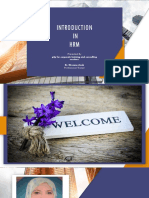 Introductionin HRM PDF