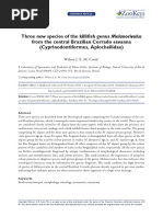 Three New Species of The Killifish Genus Melanorivulus From The Central Brazilian Cerrado Savanna (Cyprinodontiformes, Aplocheilidae)