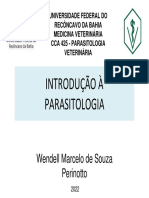 Aula de Conceitos Básicos em Parasitologia