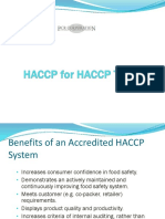 HACCP For HACCP Team 2016 PDF