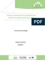 Documento de Trabajo Gasto en Salud y Covid-19