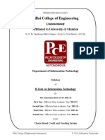 B.Tech in IT Scheme and Syllabus FE SE TE Aug 2022 PDF