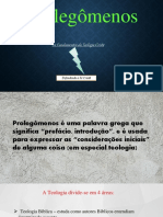 Prolegômenos Da Teologia Cristã PDF