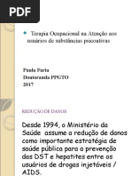 Aula Redução de Danos e Saúde Mental ATUAÇÃO DA TERAPIA OCUPACIONAL