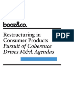 BoozCo Restructuring Consumer Products Coherence