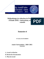 Methodologie de Redaction Du PFE-1 PDF