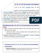 CUARTO-Tarea Extraescolar Lengua Semana Del 26 de Septiembre