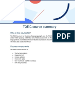 TOEIC Course Content