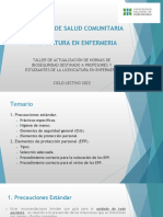 Taller de Actualizacion de Normas de Bioseguridad - 2023 PDF