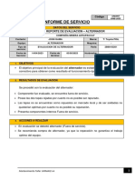 It Cot-Ptoant036e-2023 Evaluacion de Alternador - Fuera de Servicio