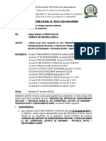 Informe Legal #001 - Opinion Legal Sobre LIQUIDACION DE OBRA RIO CORRENTADA